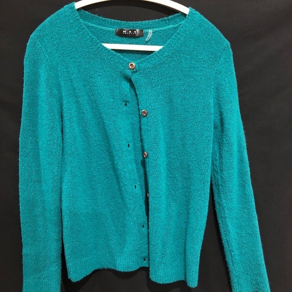 turquoise cardigan outfit
